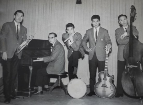 1960년대초 활동 당시. 좌측부터 최상룡(트럼펫), 김성림(피아노), 임단(드럼), 목우영(기타), 김기진(베이스)