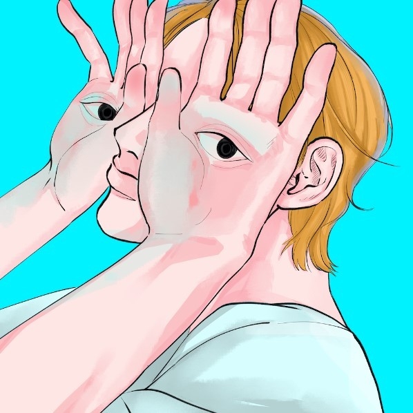 <위 인물은 X를 겪고 깨달음을 얻음> 자켓 디자인. 디자인 김성은. 