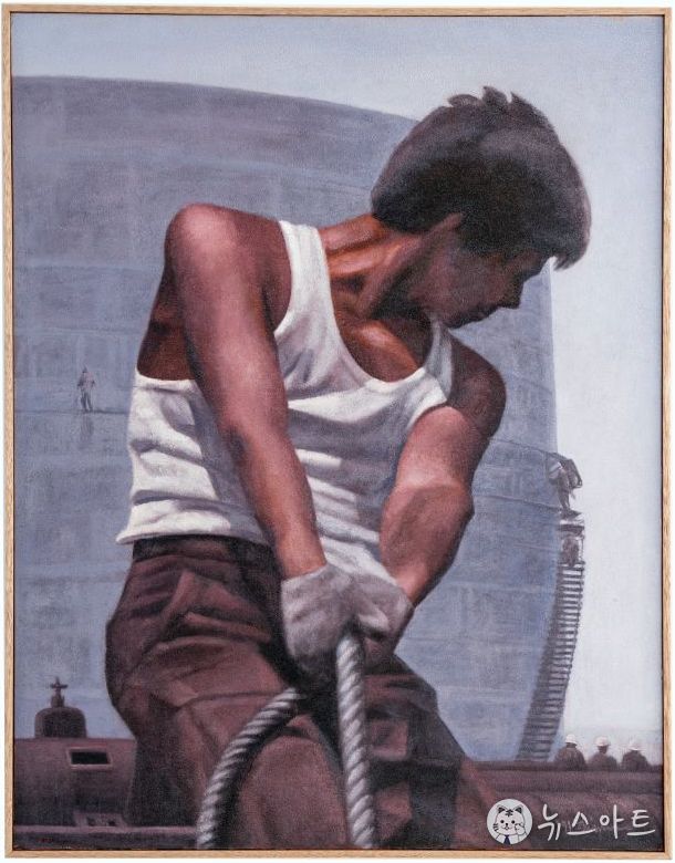 일하는 사람, 1991 캔버스에 유채 90×116cm