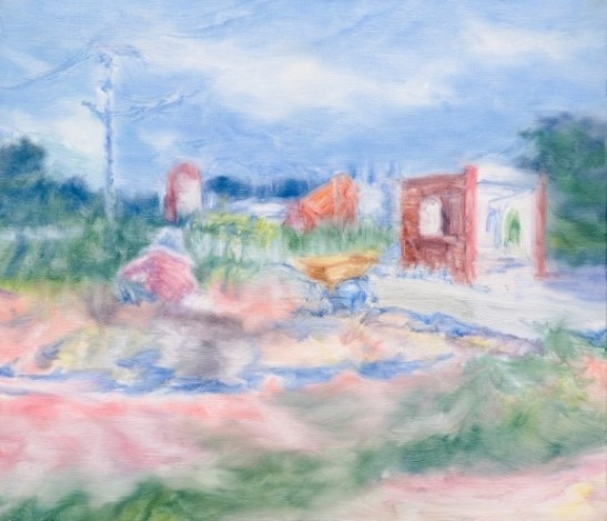 고향, Oil on canvas, 45.5×53cm, 2020